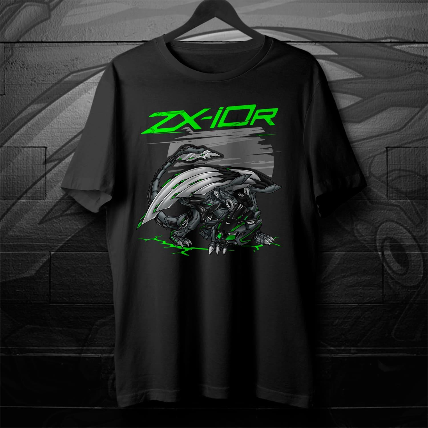 Kawasaki Ninja ZX-10R 2021-24 T-Shirt - Motorcycle Tee Shirt for Riders