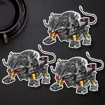 Ducati Streetfighter V4 Stickers - Set of 3 Motorcycle Decals for Riders
