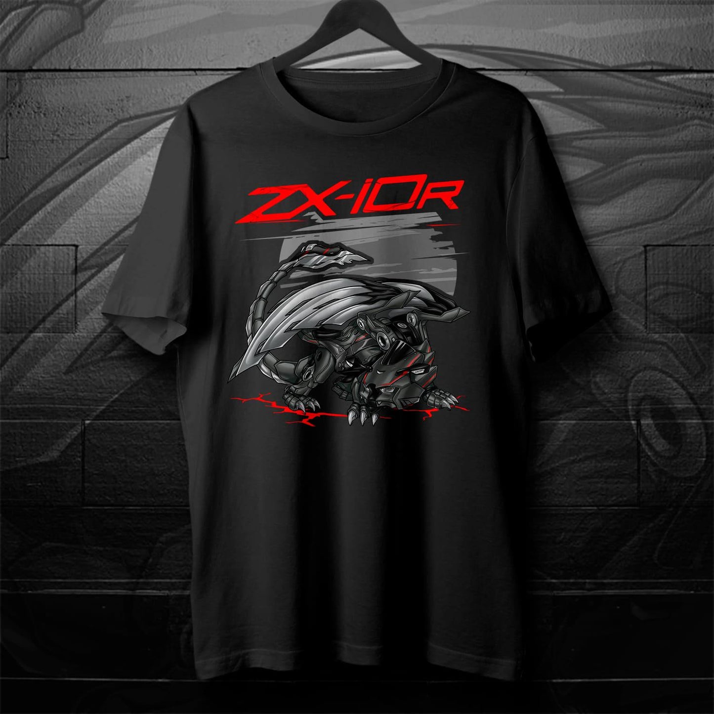 Kawasaki Ninja ZX-10R 2021-24 T-Shirt - Motorcycle Tee Shirt for Riders