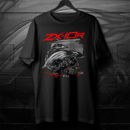 Kawasaki Ninja ZX-10R 2021-24 T-Shirt - Motorcycle Tee Shirt for Riders