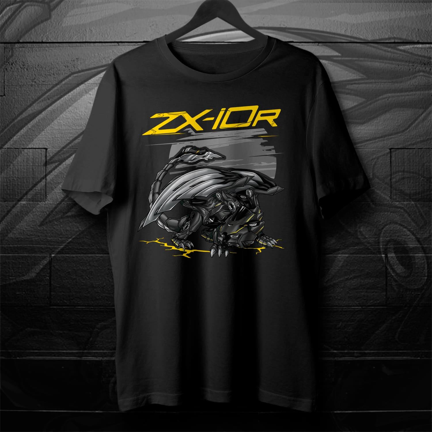 Kawasaki Ninja ZX-10R 2021-24 T-Shirt - Motorcycle Tee Shirt for Riders