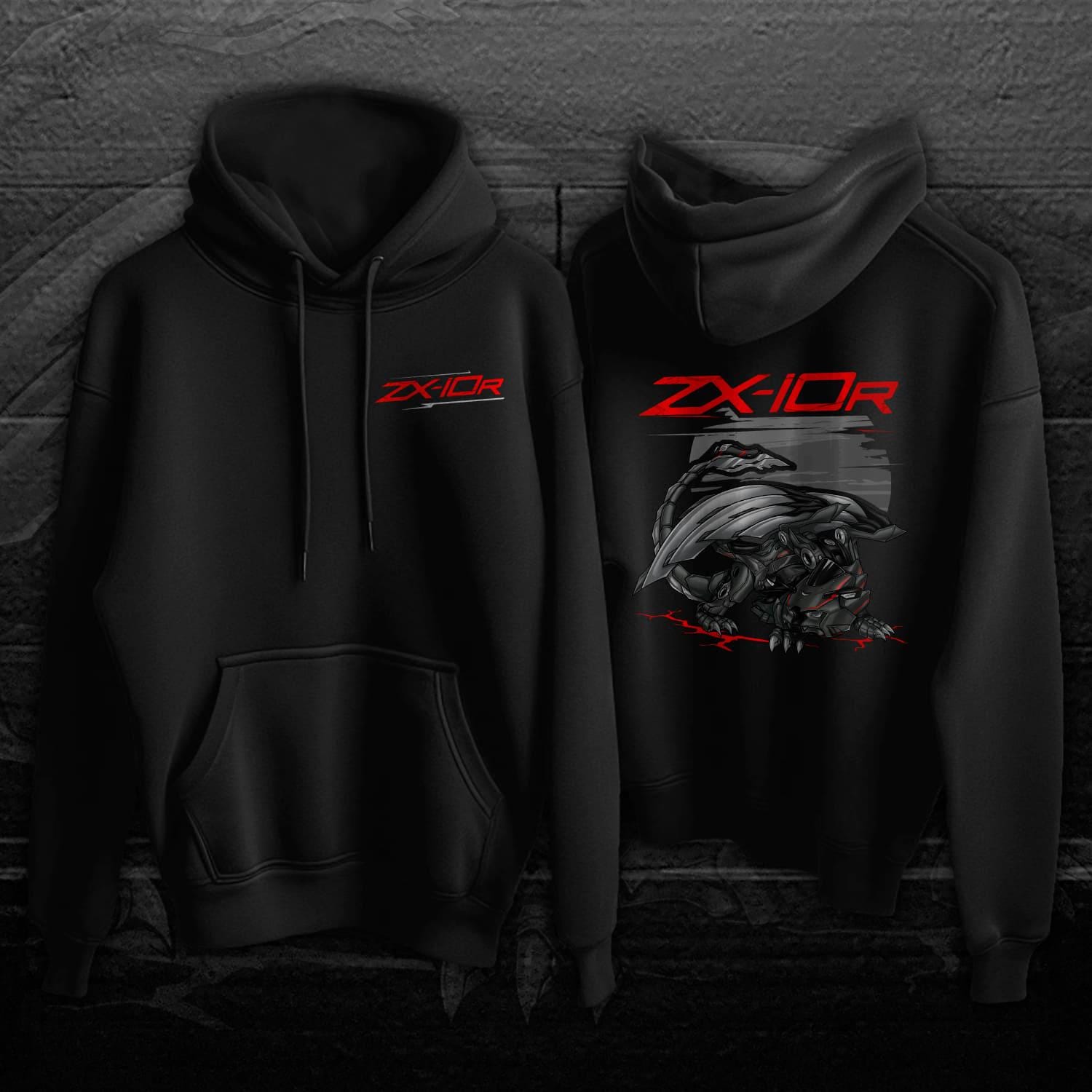 Kawasaki Ninja ZX-10R 2021-24 Inspired Hoodie - Motorcycle Sweatshirt for Riders