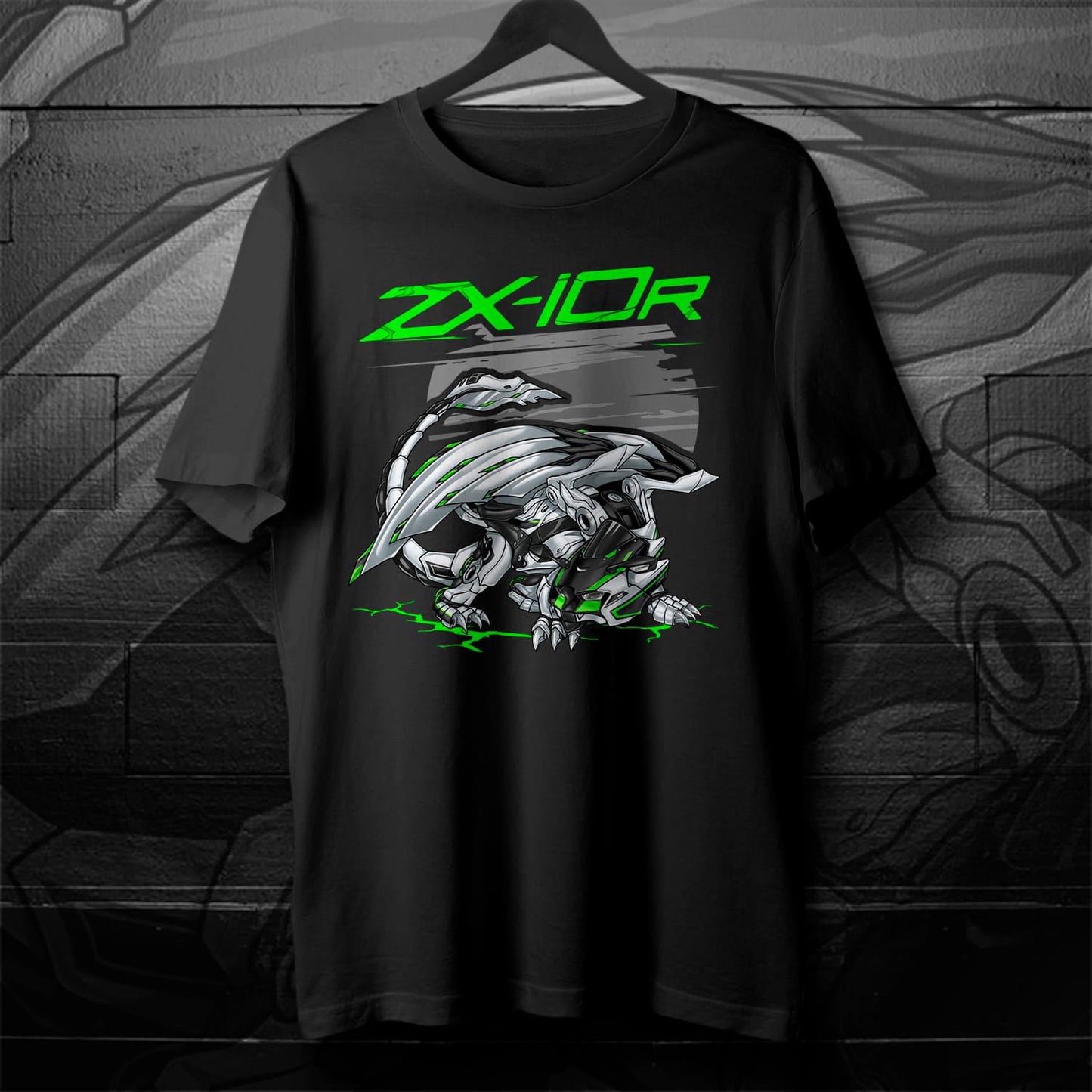 Kawasaki Ninja ZX-10R 2021-24 T-Shirt - Motorcycle Tee Shirt for Riders