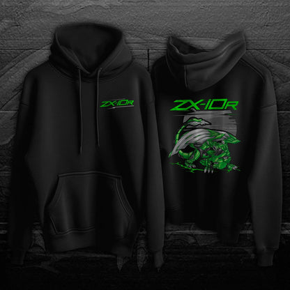 Kawasaki Ninja ZX-10R 2021-24 Inspired Hoodie - Motorcycle Sweatshirt for Riders
