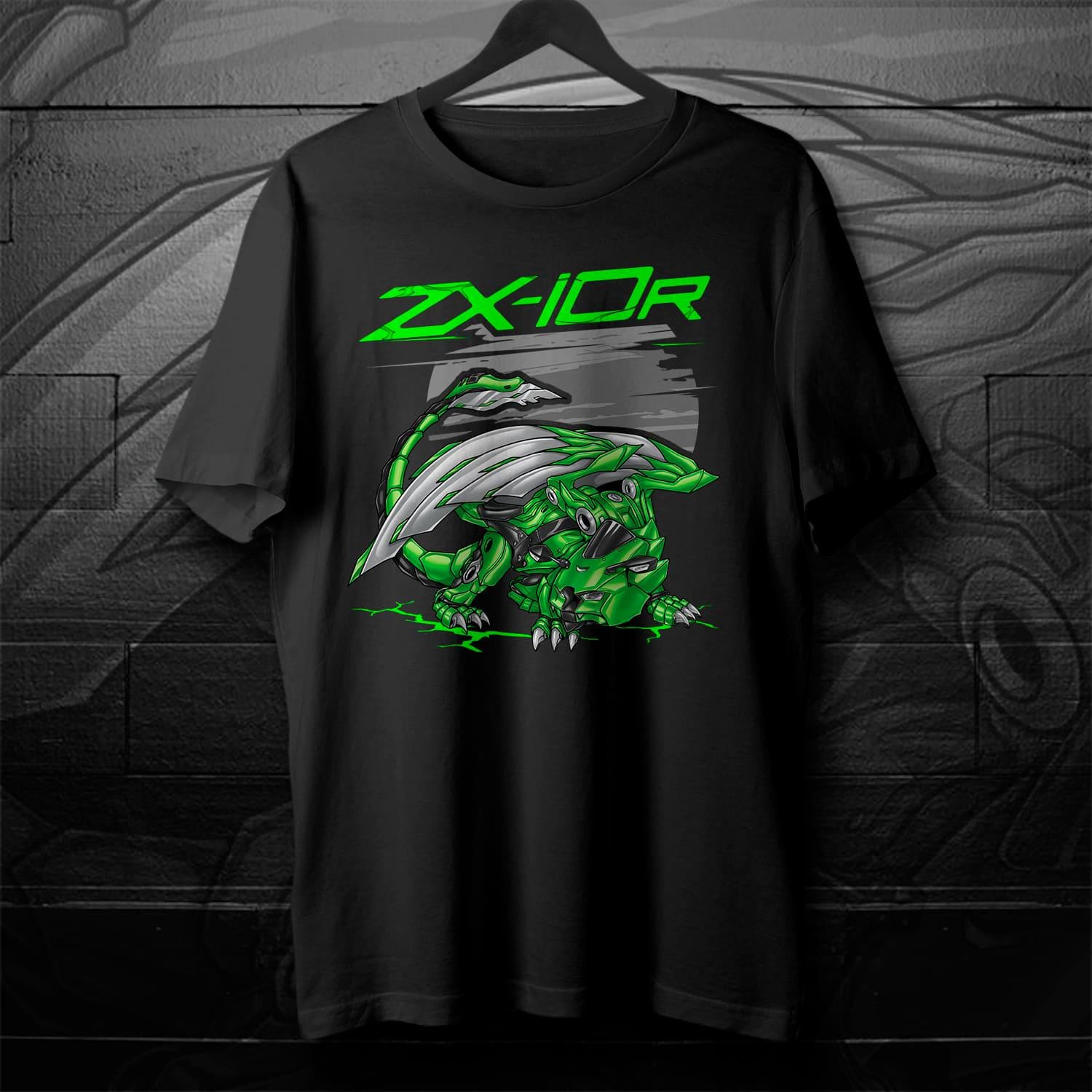 Kawasaki Ninja ZX-10R 2021-24 T-Shirt - Motorcycle Tee Shirt for Riders