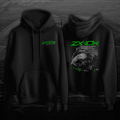 Kawasaki Ninja ZX-10R 2021-24 Inspired Hoodie - Motorcycle Sweatshirt for Riders