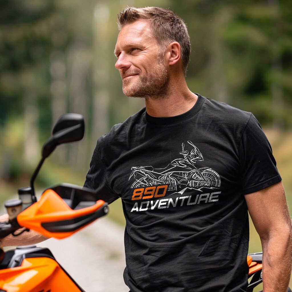 KTM 890 Adventure T-Shirt - Motorcycle Tee Shirt for ADV Riders