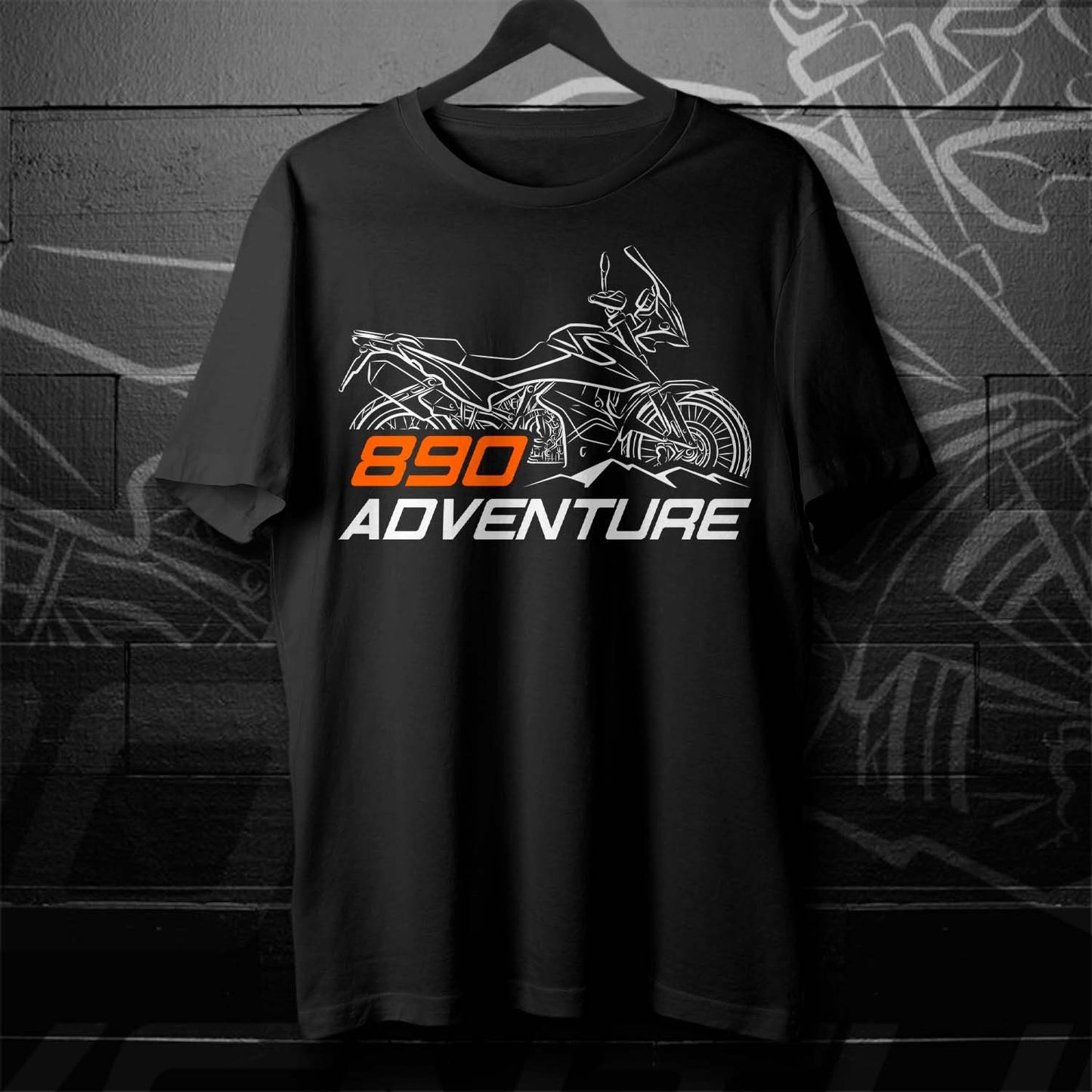 KTM 890 Adventure T-Shirt - Motorcycle Tee Shirt for ADV Riders