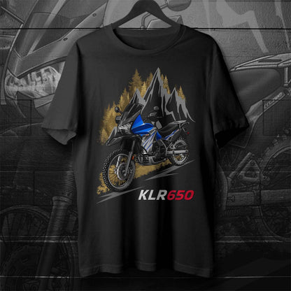 Kawasaki KLR 650 2008-10 T-Shirt - Motorcycle Tee Shirt for Riders