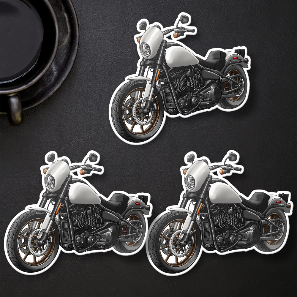 Harley Low Rider S Stickers - Set of 3 Biker Motorcycle Decals