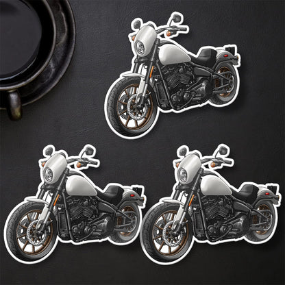 Harley Low Rider S Stickers - Set of 3 Biker Motorcycle Decals