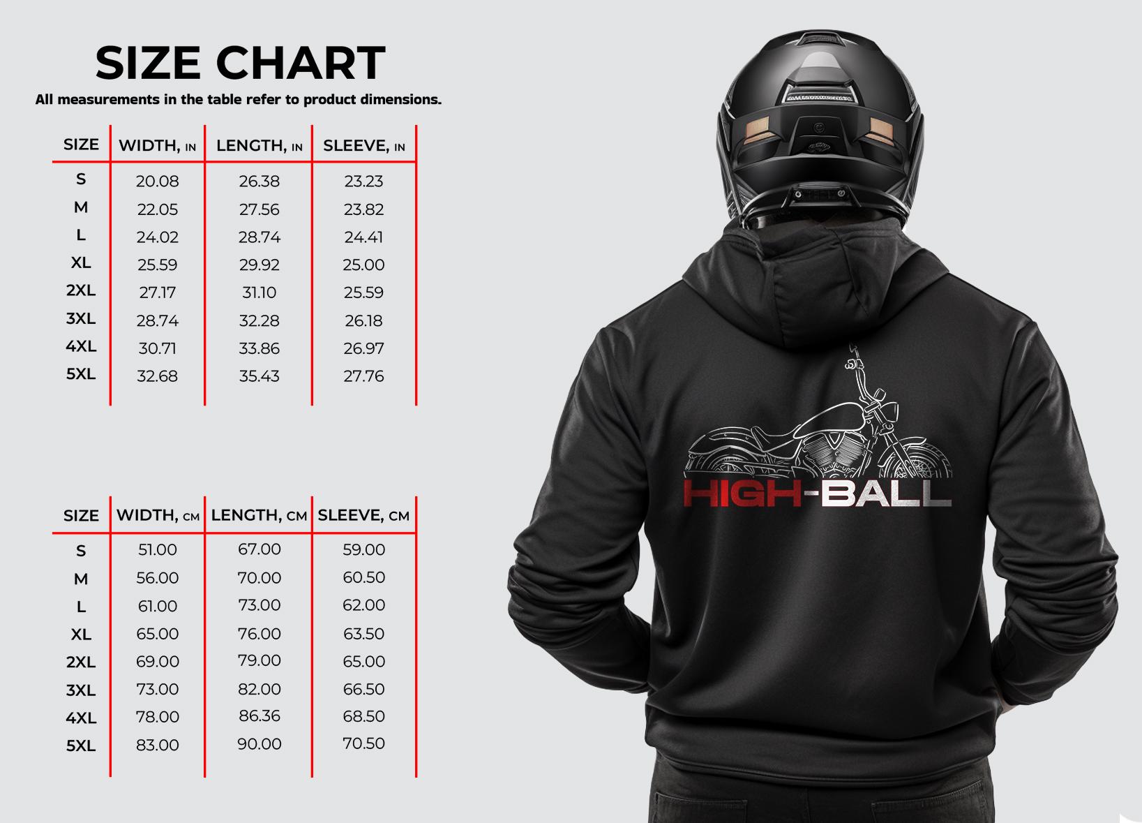Victory High-Ball Hoodie - Motorcycle Sweatshirt for Bikers
