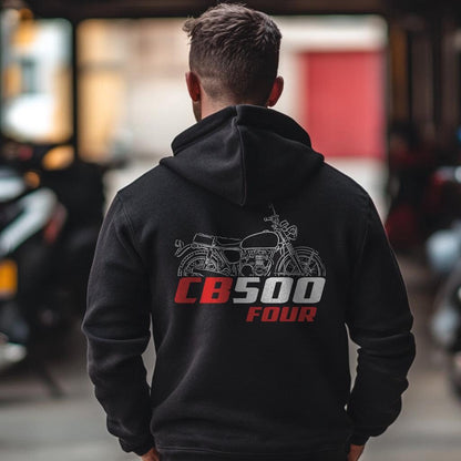 Honda CB500 | F | S | T | Four & Twin Inspired Hoodie - Motorcycle Sweatshirt