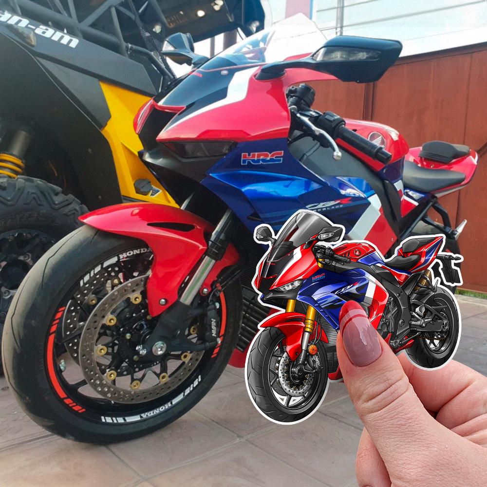Honda CBR1000RR 2020-21 Inspired Stickers - Set of 3 Motorcycle Decals