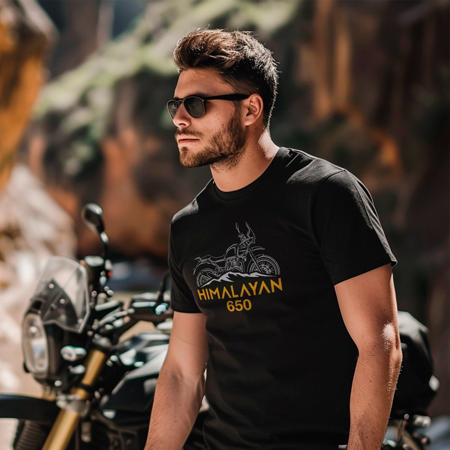 Royal Enfield Himalayan T-Shirt - Motorcycle Tee Shirt for ADV Riders