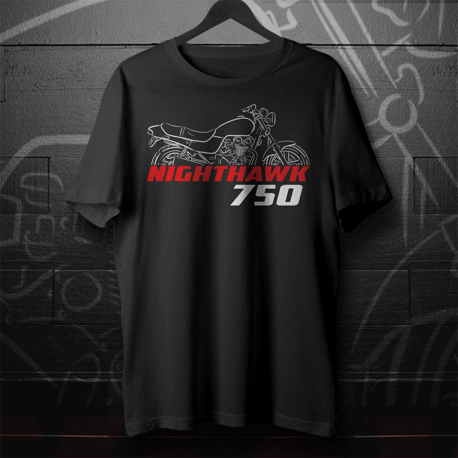 Honda Nighthawk 750 Inspired T-Shirt - Motorcycle Tee Shirt
