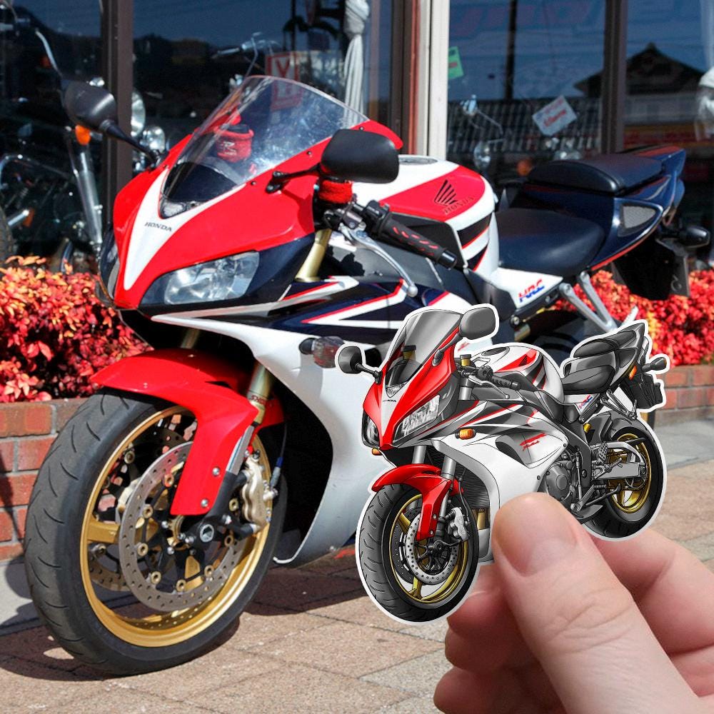 Honda CBR1000RR 2006-07 Inspired Stickers - Set of 3 Motorcycle Decals