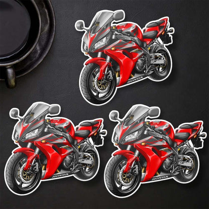 Honda CBR1000RR 2006-07 Inspired Stickers - Set of 3 Motorcycle Decals