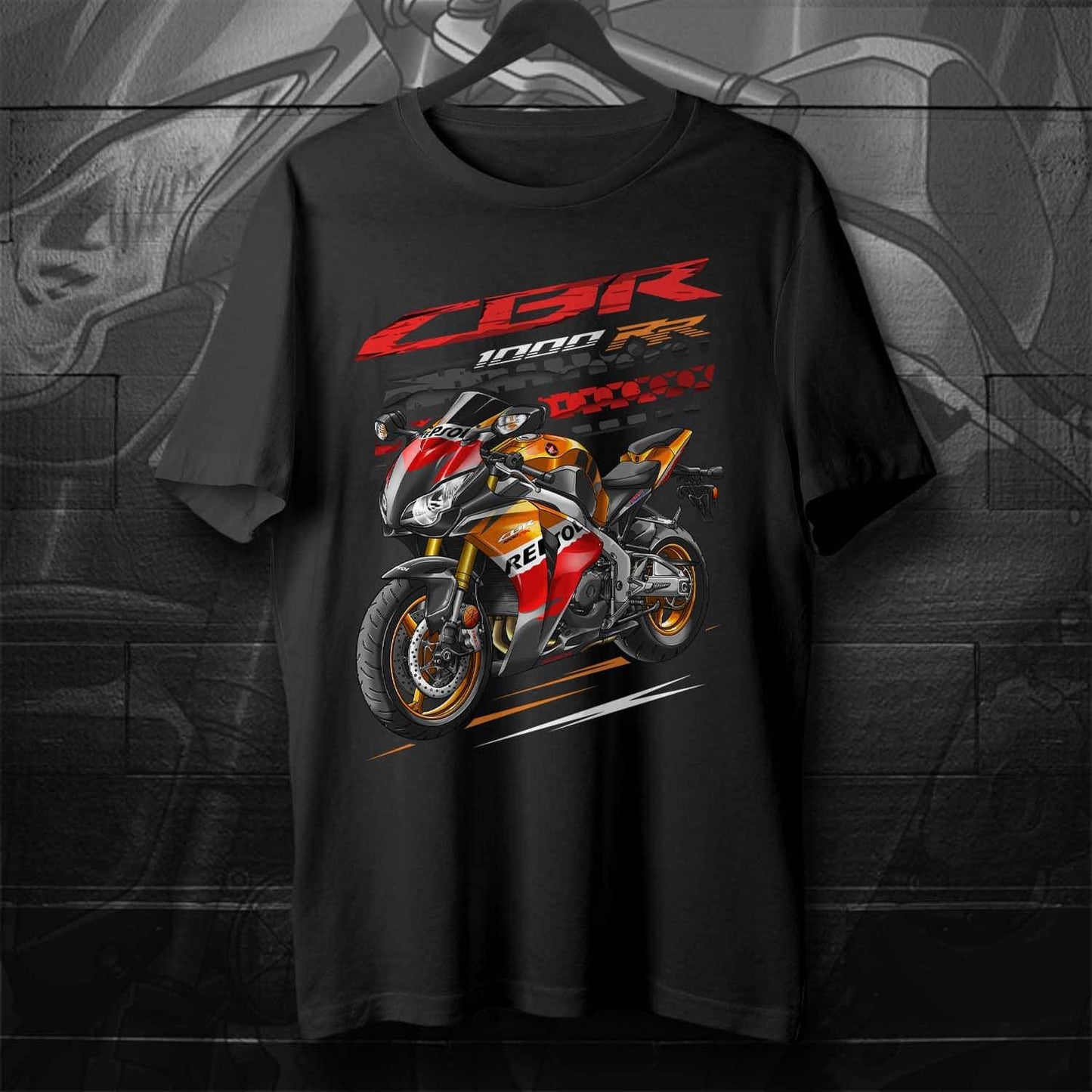 Honda CBR1000RR 2010-11 Inspired T-Shirt - Motorcycle Tee Shirt