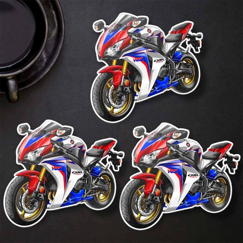 Honda CBR1000RR 2010-11 Inspired Stickers - Set of 3 Motorcycle Decals