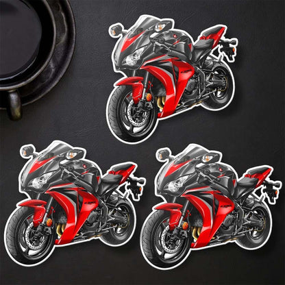 Honda CBR1000RR 2010-11 Inspired Stickers - Set of 3 Motorcycle Decals