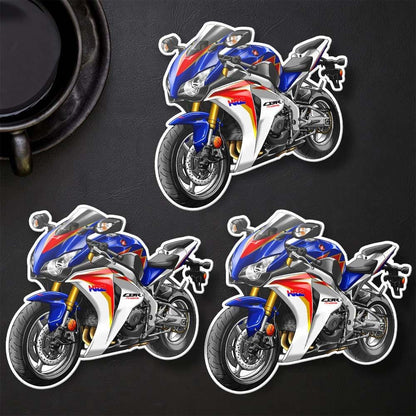 Honda CBR1000RR 2010-11 Inspired Stickers - Set of 3 Motorcycle Decals