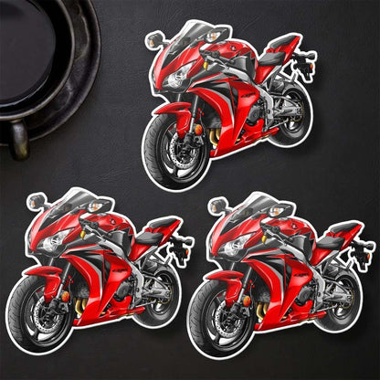 Honda CBR1000RR 2010-11 Inspired Stickers - Set of 3 Motorcycle Decals