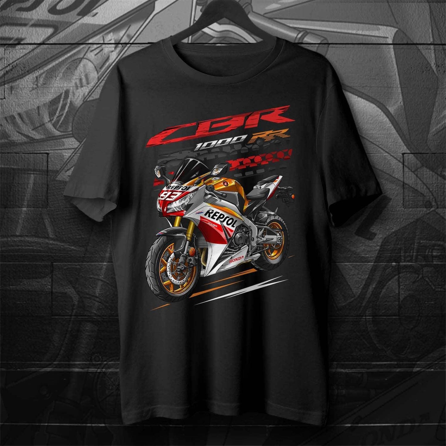 Honda CBR1000RR 2012-16 Inspired T-Shirt - Motorcycle Tee Shirt