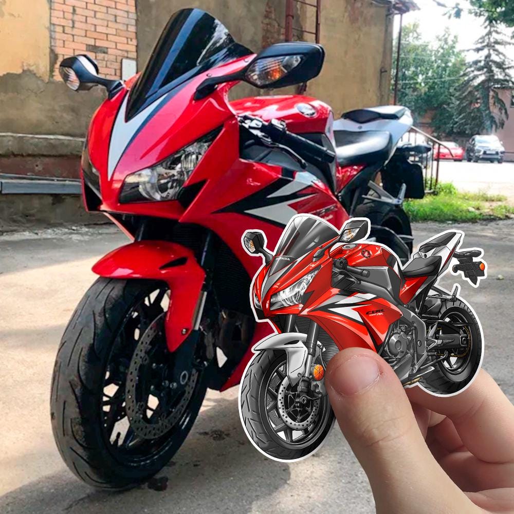 Honda CBR1000RR 2012-16 Inspired Stickers - Set of 3 Motorcycle Decals