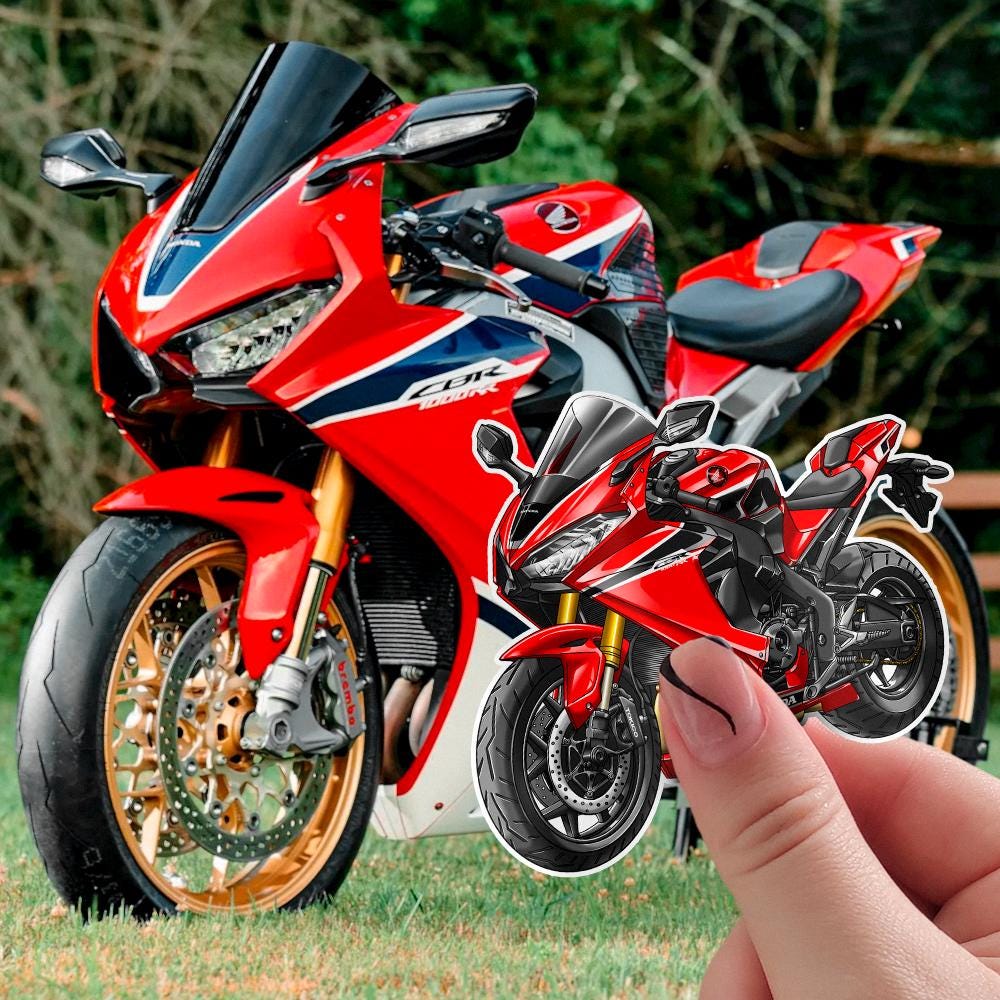 Honda CBR1000RR 2017-19 Inspired Stickers - Set of 3 Motorcycle Decals
