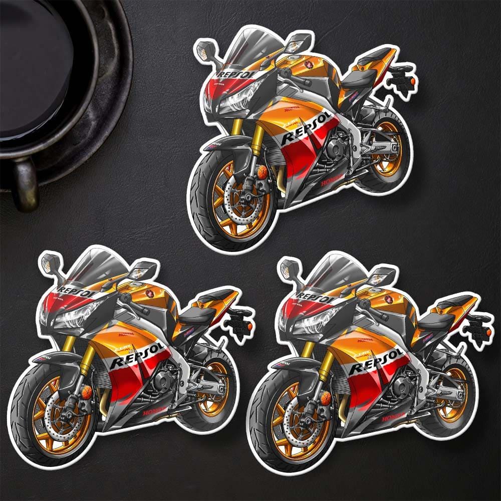 Honda CBR1000RR 2012-16 Inspired Stickers - Set of 3 Motorcycle Decals