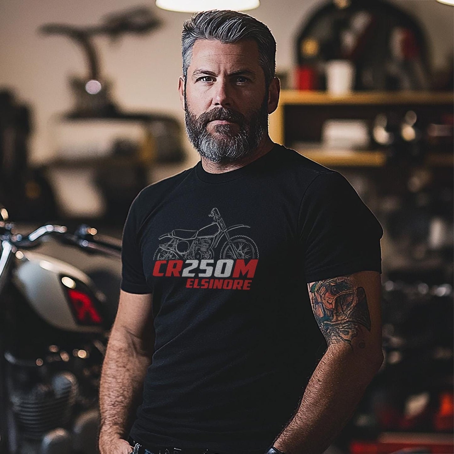 Honda CR250 | M & R 1973-81 Inspired T-Shirt - Motorcycle Tee Shirt