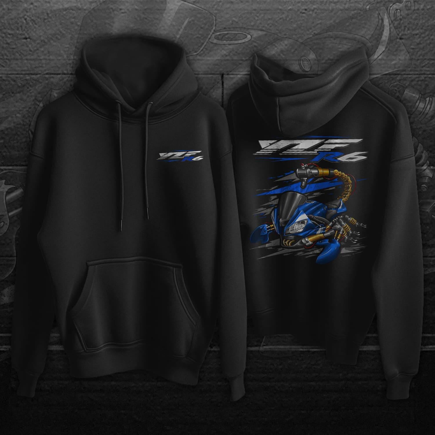 Yamaha YZF-R6 Inspired Hoodies - Motorcycle Sweatshirt
