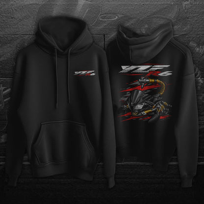 Yamaha YZF-R6 Inspired Hoodies - Motorcycle Sweatshirt