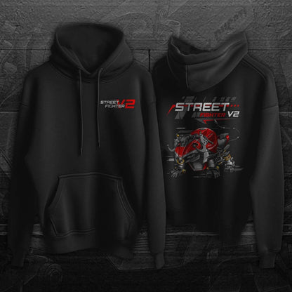 Ducati Streetfighter V2 Hoodie - Motorcycle Sweatshirt for Riders