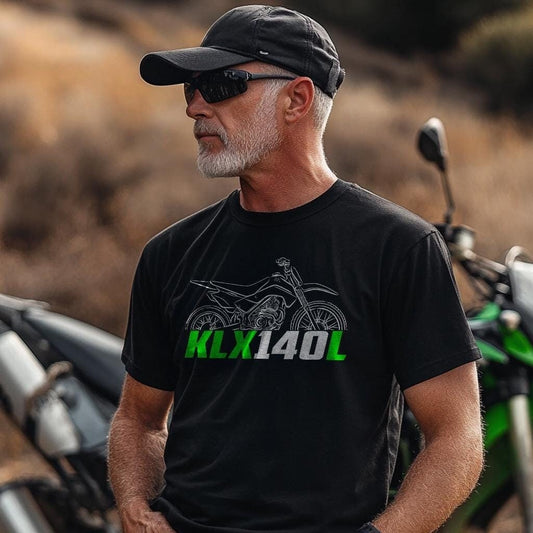 Kawasaki KLX140L Inspired T-Shirt - Motorcycle Tee Shirt for Riders