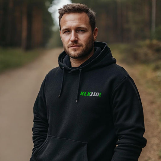 Kawasaki KLX110L 2021-25 Inspired Hoodie - Motorcycle Sweatshirt for Riders