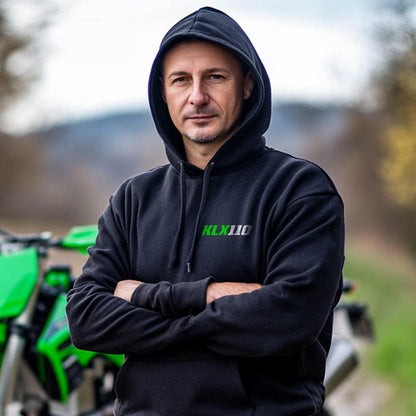 Kawasaki KLX110 2002-2009 Inspired Hoodie - Motorcycle Sweatshirt for Riders