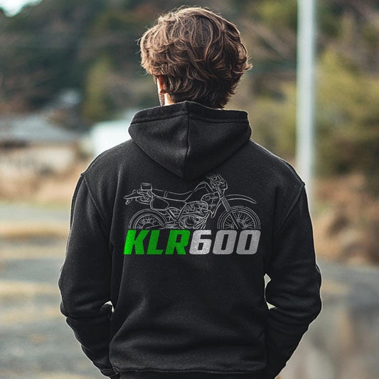 Kawasaki KLR600 Inspired Hoodie - Motorcycle Sweatshirt for Riders
