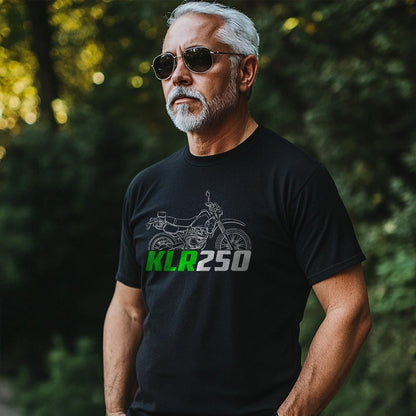 Kawasaki KLR250 Inspired T-Shirt - Motorcycle Tee Shirt for Riders