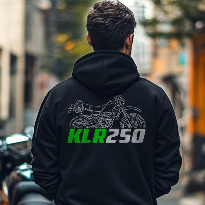 Kawasaki KLR250 Inspired Hoodie - Motorcycle Sweatshirt for Riders