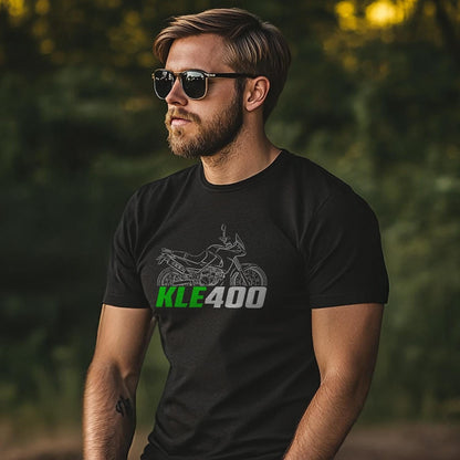 Kawasaki KLE400 Inspired T-Shirt - Motorcycle Tee Shirt for Riders