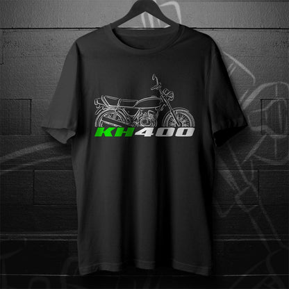 Kawasaki KH400 Inspired T-Shirt - Motorcycle Tee Shirt for Riders