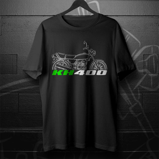 Kawasaki KH400 Inspired T-Shirt - Motorcycle Tee Shirt for Riders