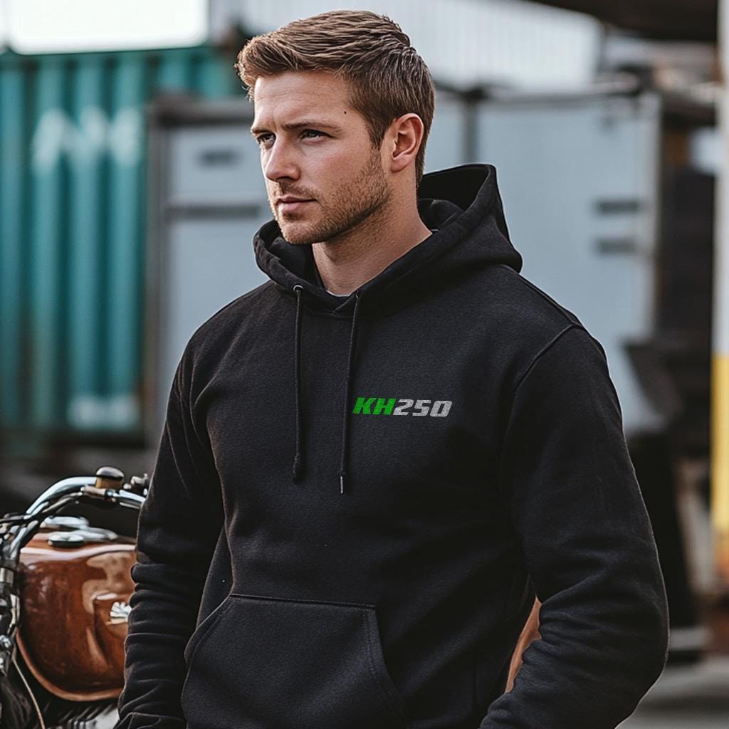 Kawasaki KH250 Inspired Hoodie - Motorcycle Sweatshirt for Riders