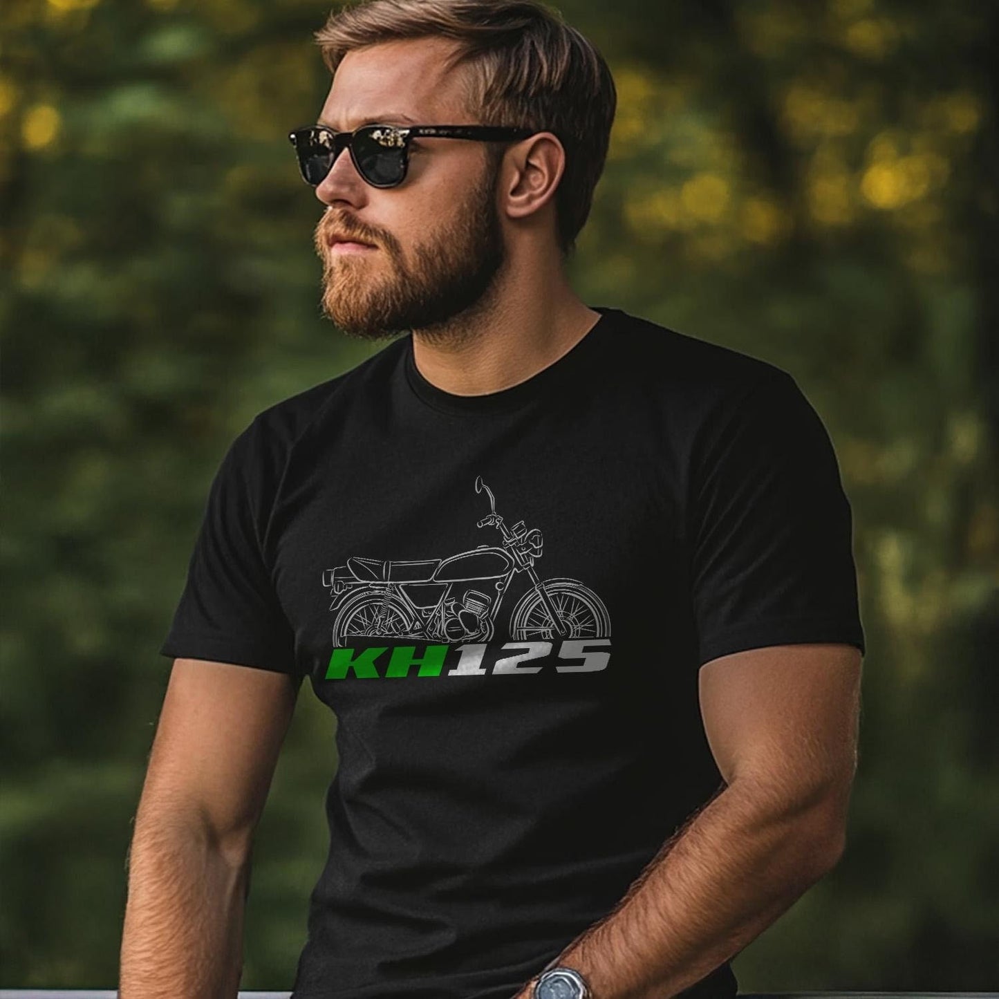Kawasaki KH125 Inspired T-Shirt - Motorcycle Tee Shirt Riders