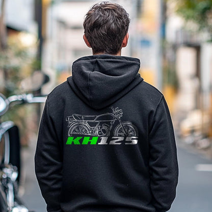 Kawasaki KH125 Inspired Hoodie - Motorcycle Sweatshirt for Riders