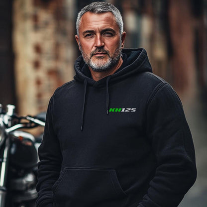 Kawasaki KH125 Inspired Hoodie - Motorcycle Sweatshirt for Riders