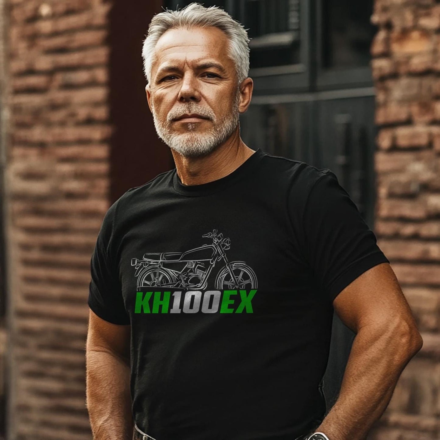 Kawasaki KH100EX Inspired T-Shirt - Motorcycle Tee Shirt Riders