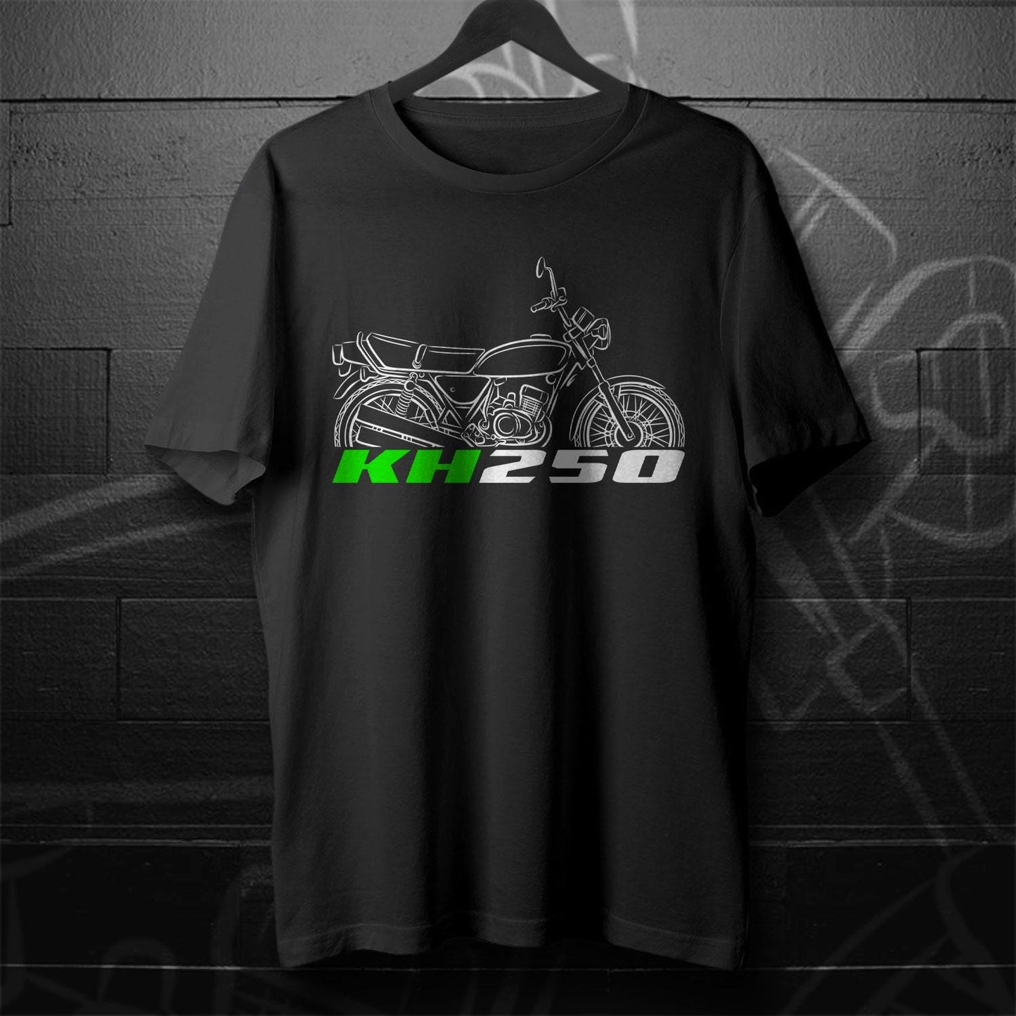 Kawasaki KH250 Inspired T-Shirt - Motorcycle Tee Shirt Riders